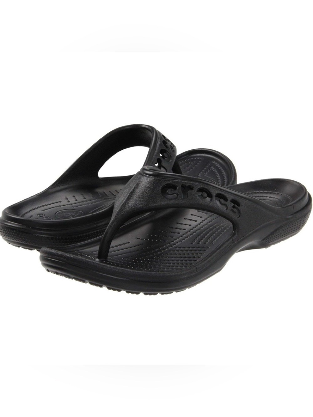 CROCS Black Baya II Flip Sandals